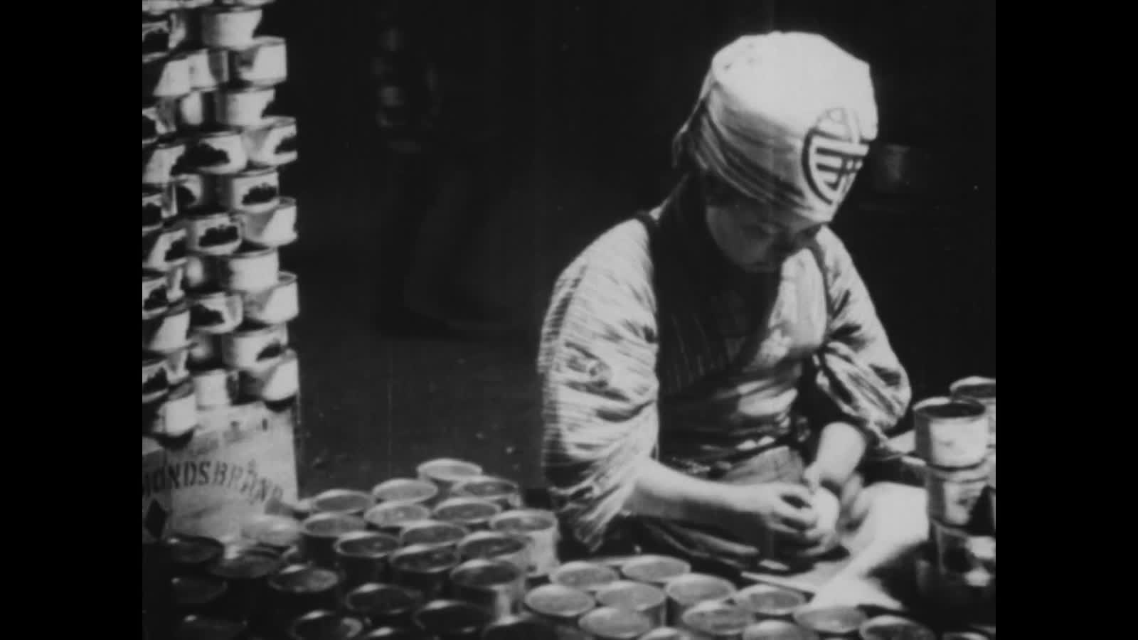 日本のカニ漁業と缶詰業 記録映像 | 昭和館デジタルアーカイブ